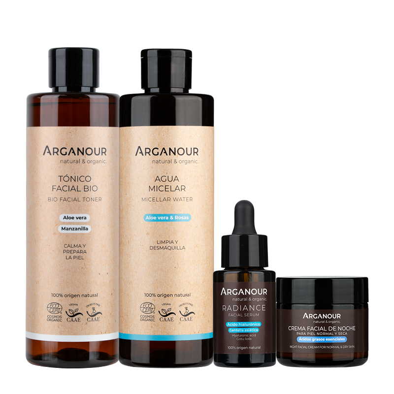 rutina facial de noche