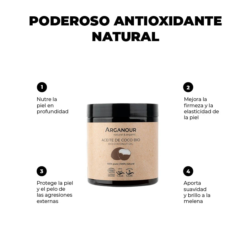 Aceite de coco 100% puro – ARGANOUR