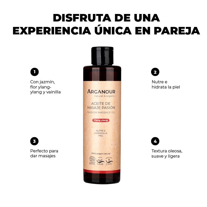 Aceite de Masaje Pasión Natural – ARGANOUR