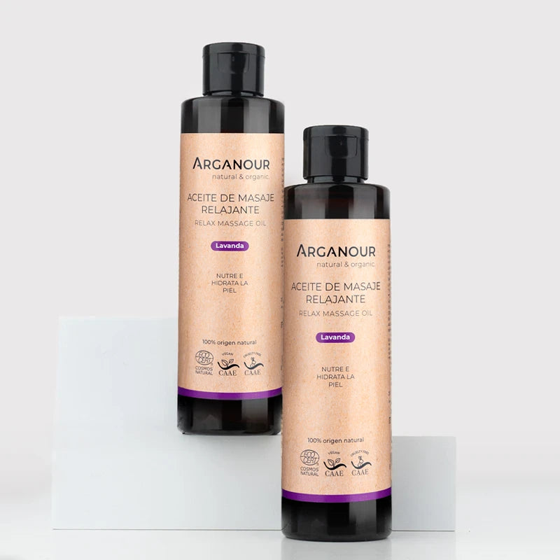 aceite relajante piernas arganour
