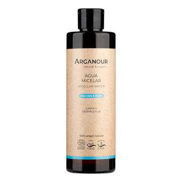 agua micelar natural arganour