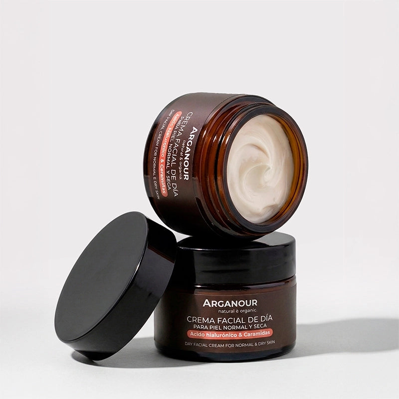 crema hidratante facial para piel normal y seca arganour