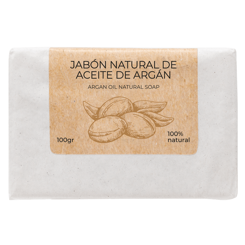 Jabón natural artesanal con aceite de argán
