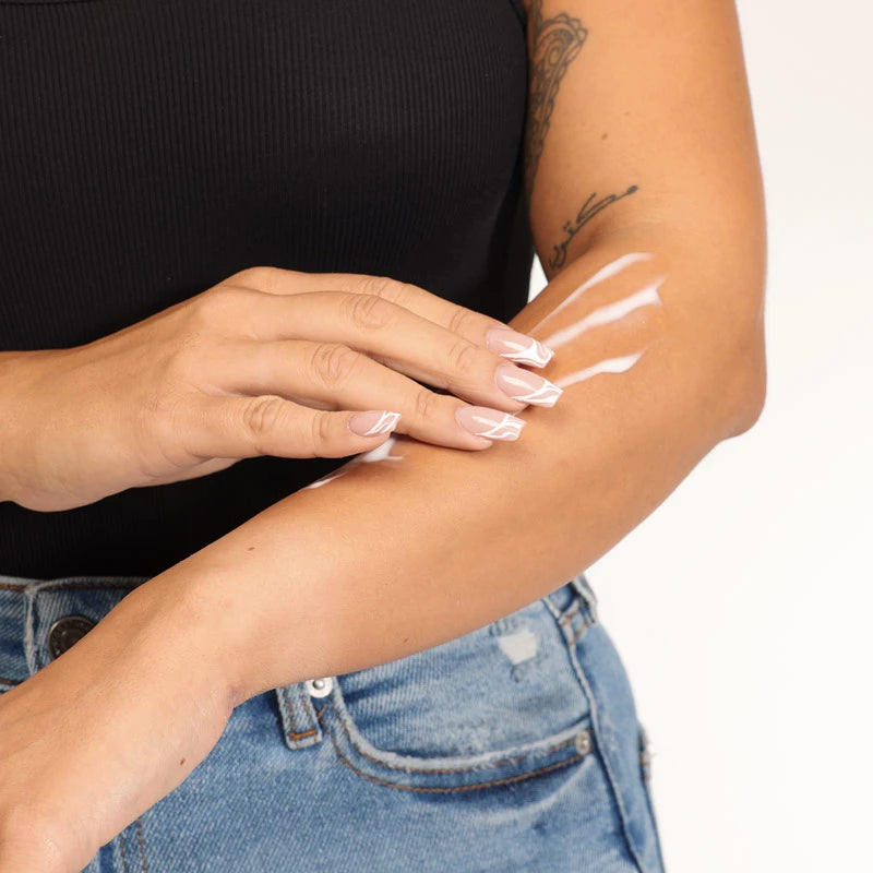 body milk bajo la ducha