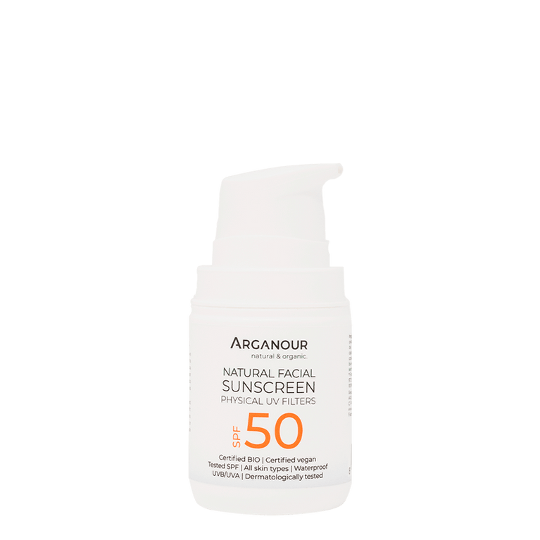 Protector solar natural SPF50 🌞 – ARGANOUR