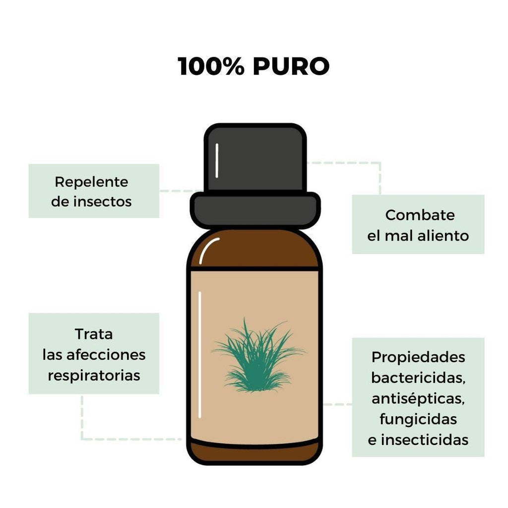 Aceite Esencial de Citronela 100% Puro