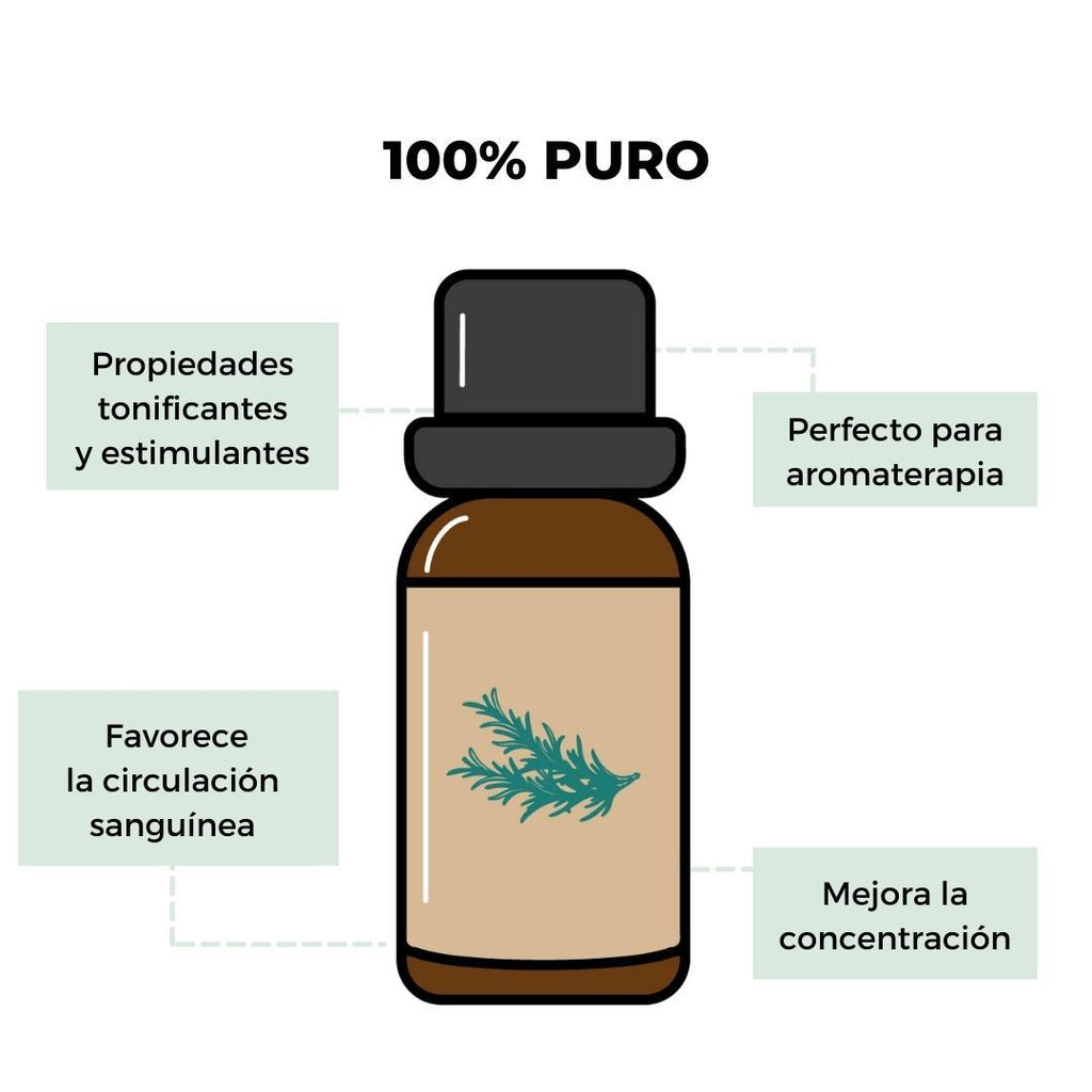 Aceite Esencial de Romero 100% Puro